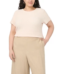 Vince Camuto Plus Crewneck T-Shirt