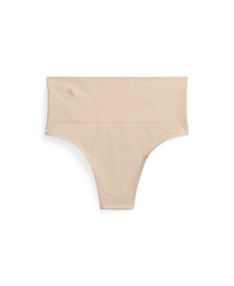 Lauren Ralph Women's Ribbed Elastic Waist Thongs