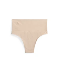 Lauren Ralph Women's Ribbed Elastic Waist Thongs