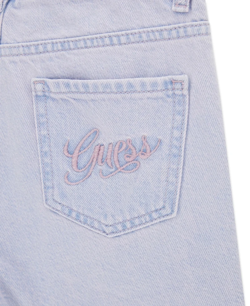 Guess Girls' 7-16 Overdye Denim Shorts