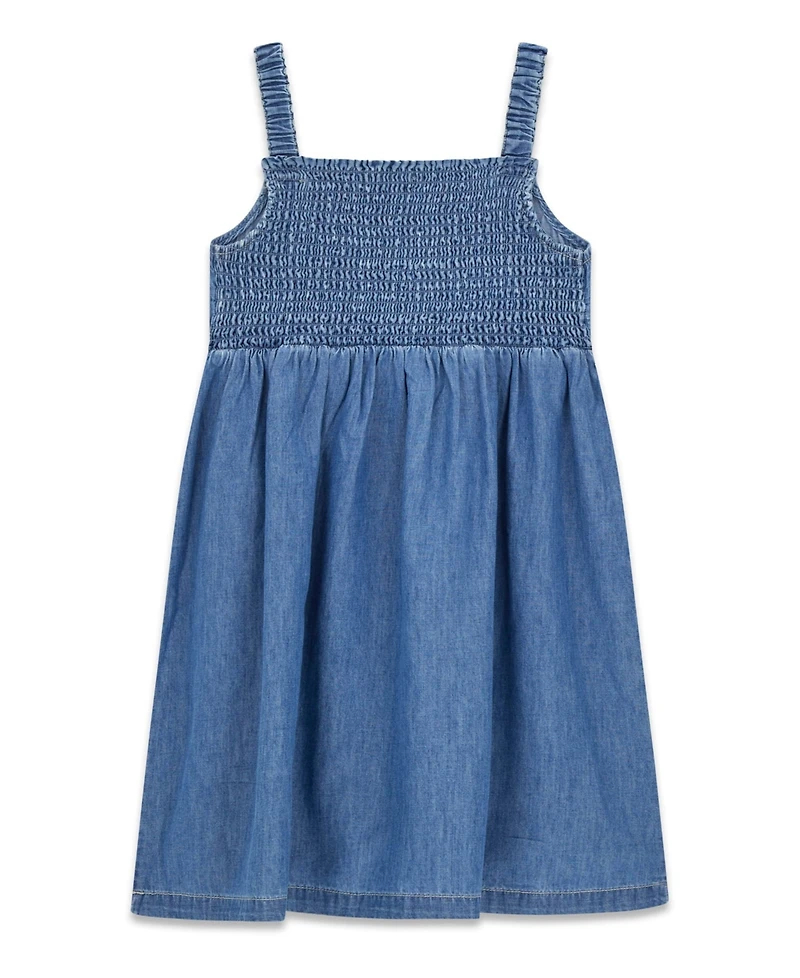 Guess Girls' 7-16 Chambray Tank Dress