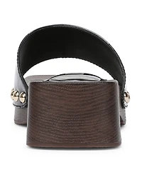 I.n.c. International Concepts Women's Ullaa Wood Slide Sandals, Macy's Exclusive