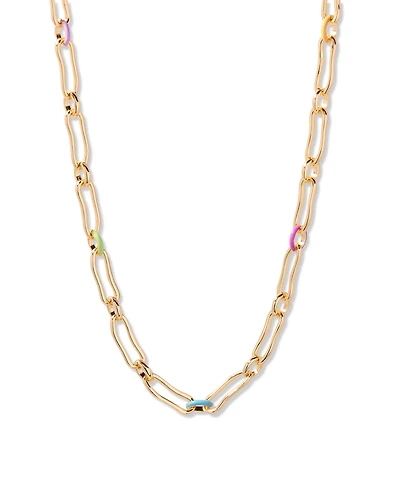 brook & york Gold-Tone Plated Del Mar Chain Necklace