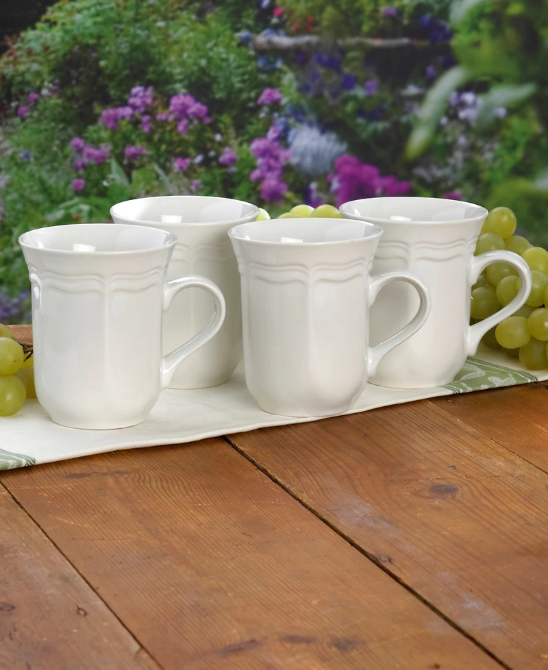 Mikasa French Countryside Mugs, Set of 4