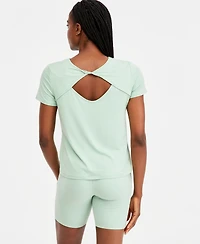 Id Ideology Women's Open Back Top, Macy's Exclusive