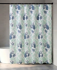 Creative Home Ideas In The Reef 13-Pc. Fabric Shower Curtain Set