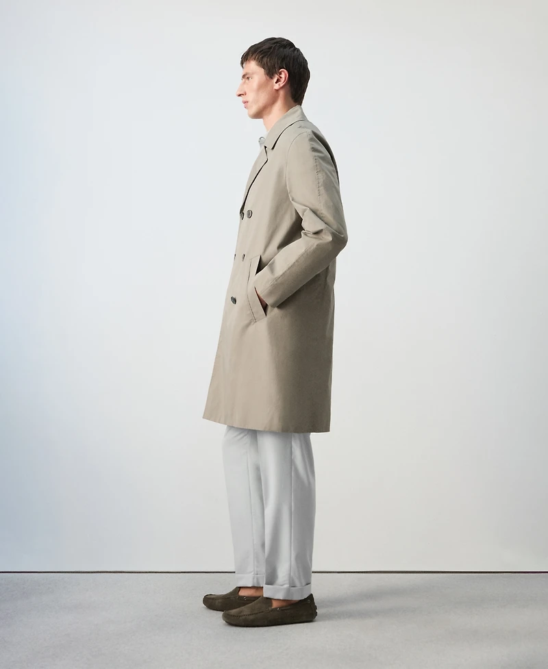 Mango Men's Regular-Fit Trench Coat