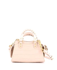 Pre-Owned Balenciaga Nano Neo Classic City Bag Embossed Leather