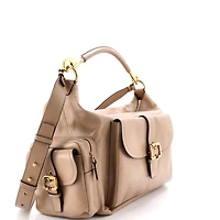 Pre-Owned Chloe Large Camera Shoulder Bag Leather