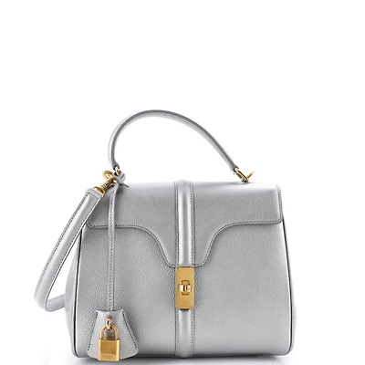 Pre-Owned Celine Small 16 Top Handle Bag Grained Calfskin