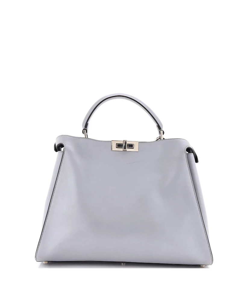 Pre-Owned Fendi Large Peekaboo Essential Bag Leather