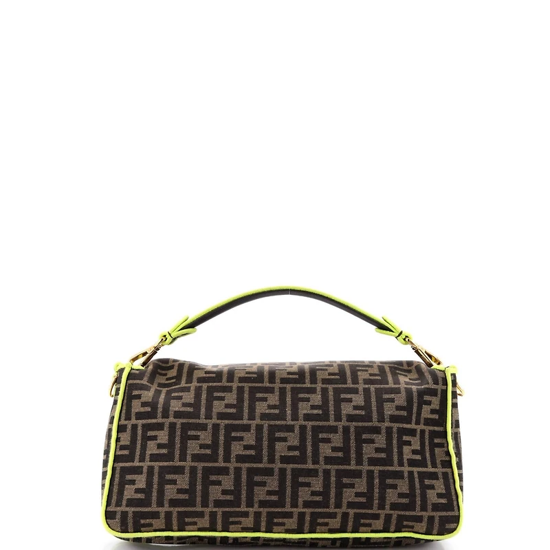Pre-Owned Fendi Large Baguette Nm Bag Zucca Canvas