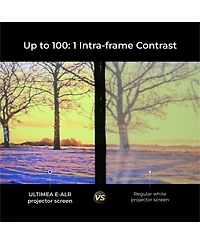 Ultimea E-alr 100'' 16:9 Home Projector Screen, Portable and Lightweight