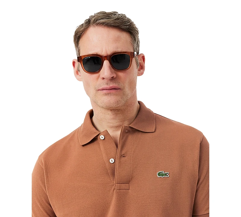 Lacoste Men's L.12.12 Classic-Fit Short-Sleeve Pique Polo Shirt