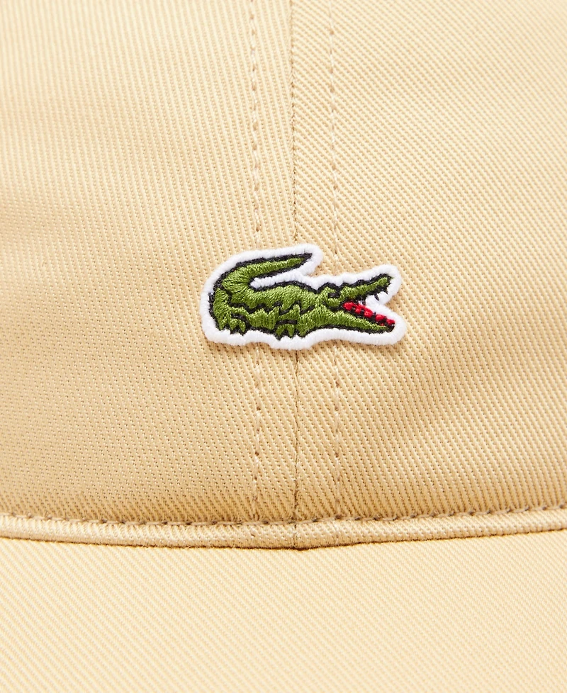 Lacoste Men's Adjustable Strap Twill Cap