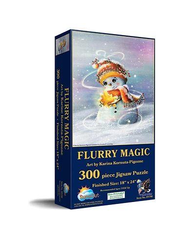 SunsOut Flurry Magic 300 piece Jigsaw Puzzle for Adults