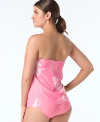 Coco Reef Women's Bandeau Neck Contours Clarity Swim Tankini Top