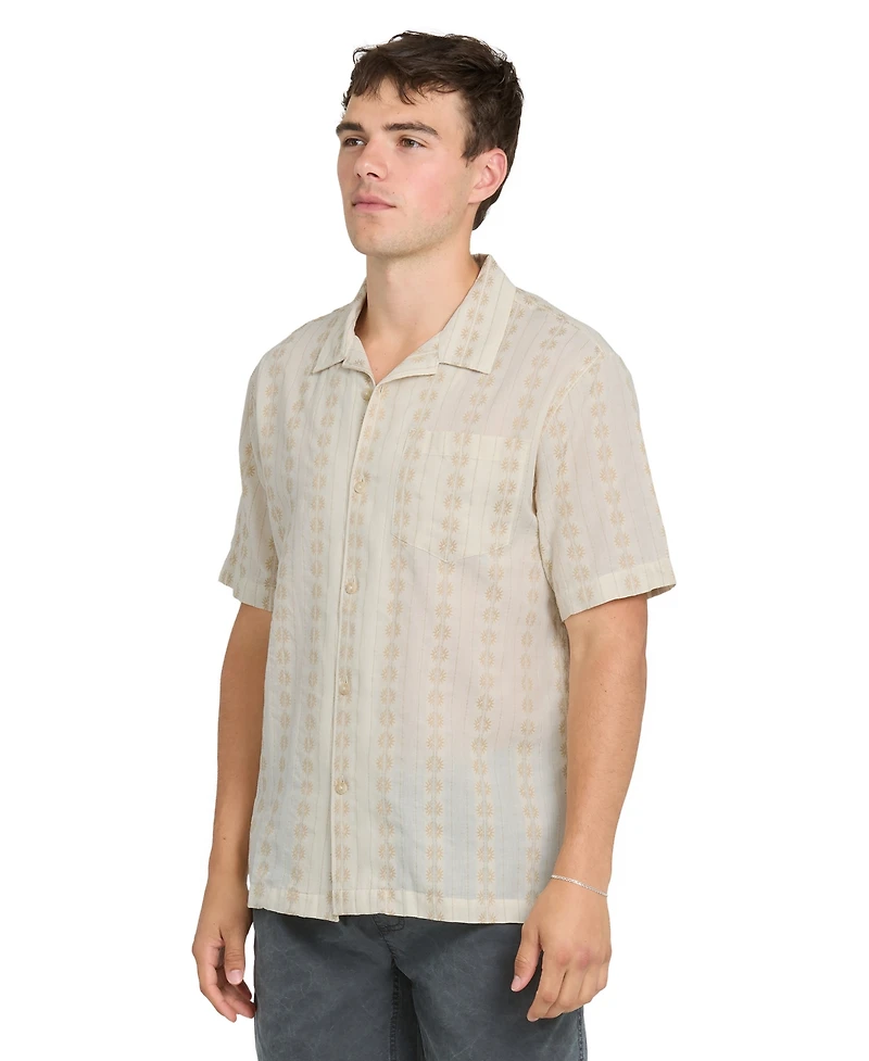 Quiksilver Men's Short-Sleeve Camp Collar Shirt