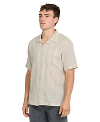 Quiksilver Men's Short-Sleeve Camp Collar Shirt