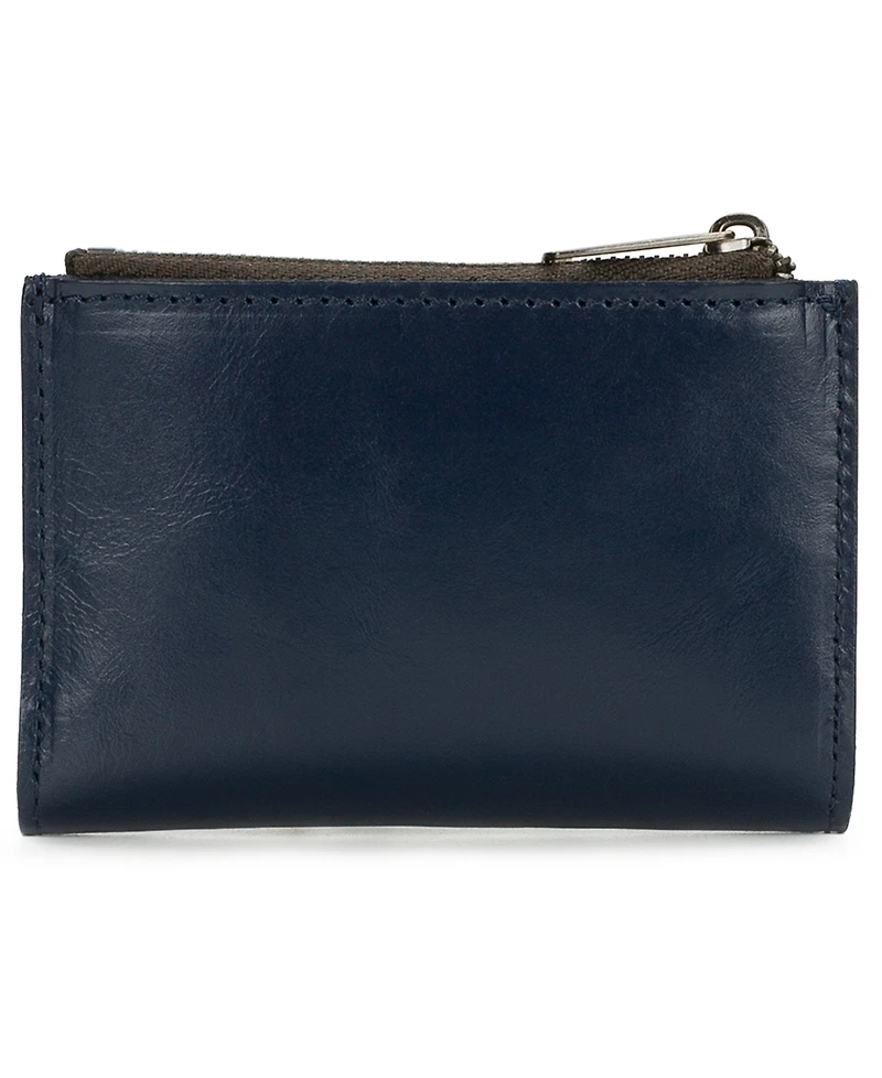 Patricia Nash Busalla Leather Bifold Zipper Wallet
