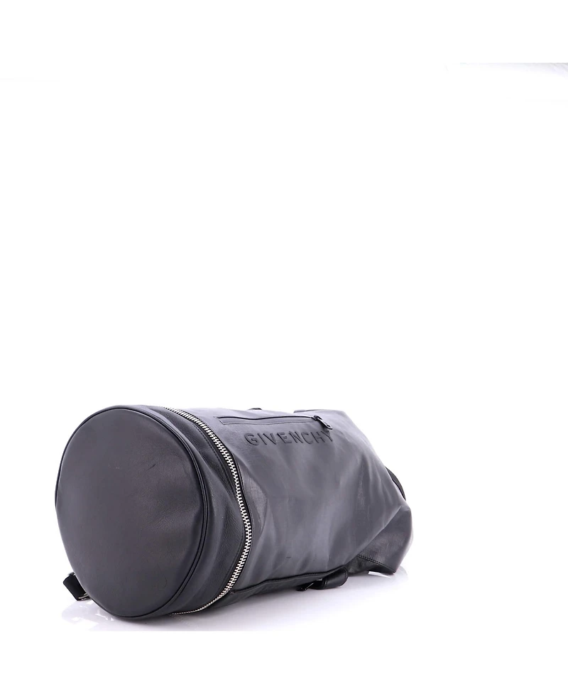 Pre-Owned Givenchy Large Jaw Bag Coated Canvas with Leather