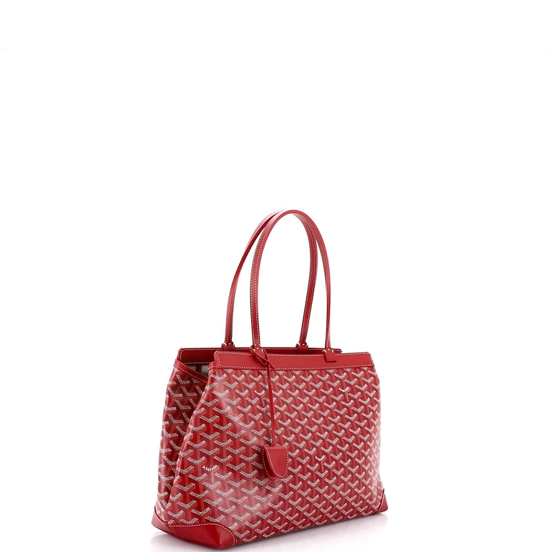 Pre-Owned Goyard Pm Bellechasse Bag Coated Canvas