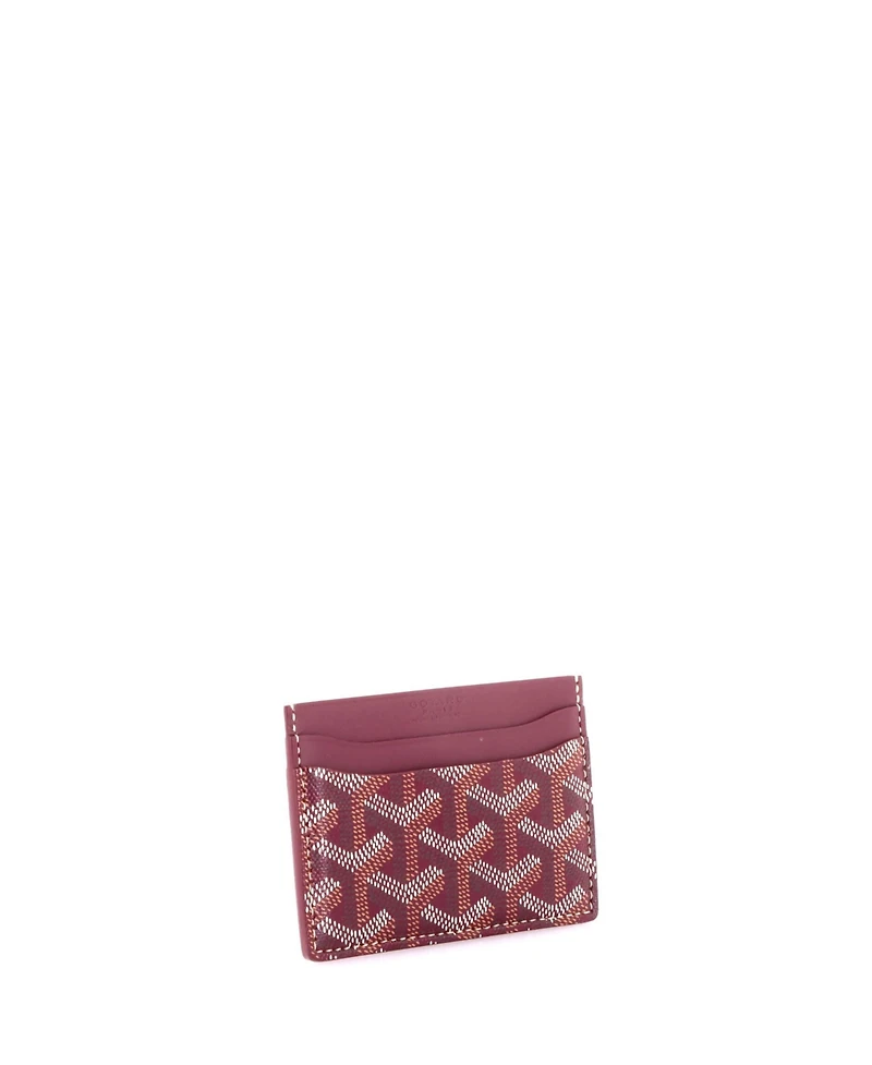 Pre-Owned Goyard Saint Sulpice Card Holder Coated Canvas