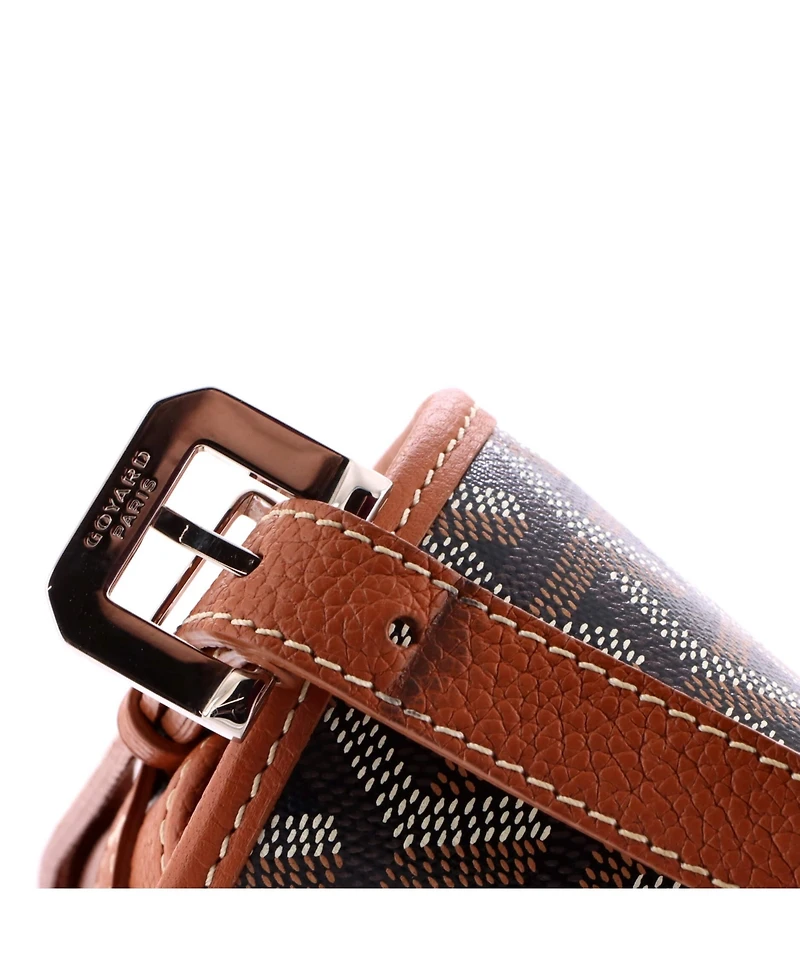 Pre-Owned Goyard Mm Belvedere Ii Messenger Bag Coated Canvas