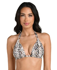 La Blanca Island Goddess Halter Triangle Bikini Top