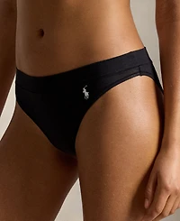 Polo Ralph Lauren Women's Club Cotton Bikini Briefs, 3-Pack