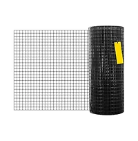 Sugift 24 in x 50 feet Galvanized Hardware Cloth 1 x 1 in Mesh Welded Wire Fence
