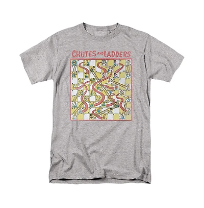 Logovision Men's Chutes and Ladders Game Board Art from 1979 T Shirt