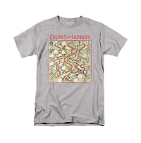 Logovision Men's Chutes and Ladders Game Board Art from 1979 T Shirt