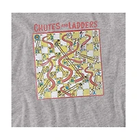 Logovision Men's Chutes and Ladders Game Board Art from 1979 T Shirt