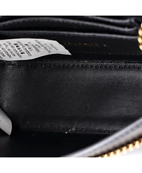Pre-Owned Versace Virtus Clutch on Chain Leather
