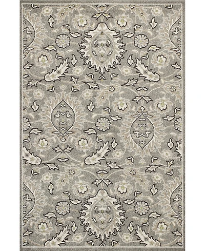 Kas Lucia Artisan 2750 Grey 5'3" x 7'7" Indoor/Outdoor Area Rug