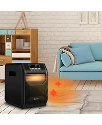 Gouun 1500W Portable Electric Space Heater with 12H Timer Led Display and Remote Control