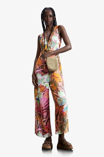 Desigual Women's Tropical Wrap Jumpsuit