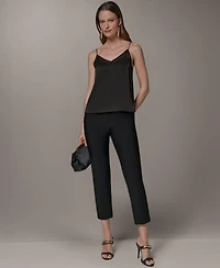 Donna Karan New York Women's Sleeveless Lace Trim Shell Top