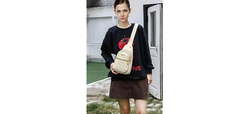 Small Sling Bag For Women Men Casual Crossbody Backpack
