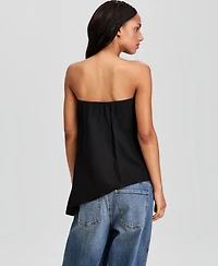 And Now This Women's Asymmetrical-Hem Strapless Top, Macy's Exclusive
