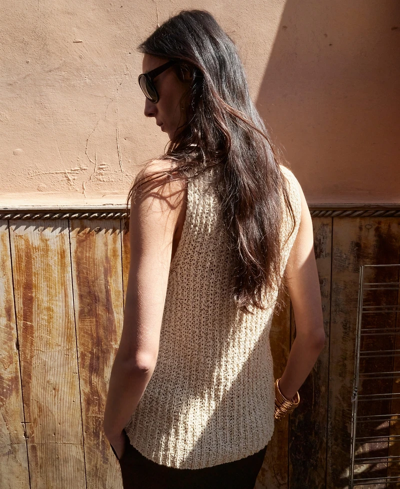 Mango Women's Round-Neck Knitted Top