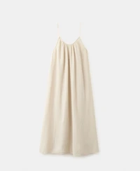 Mango Women's Long Chiffon Dress