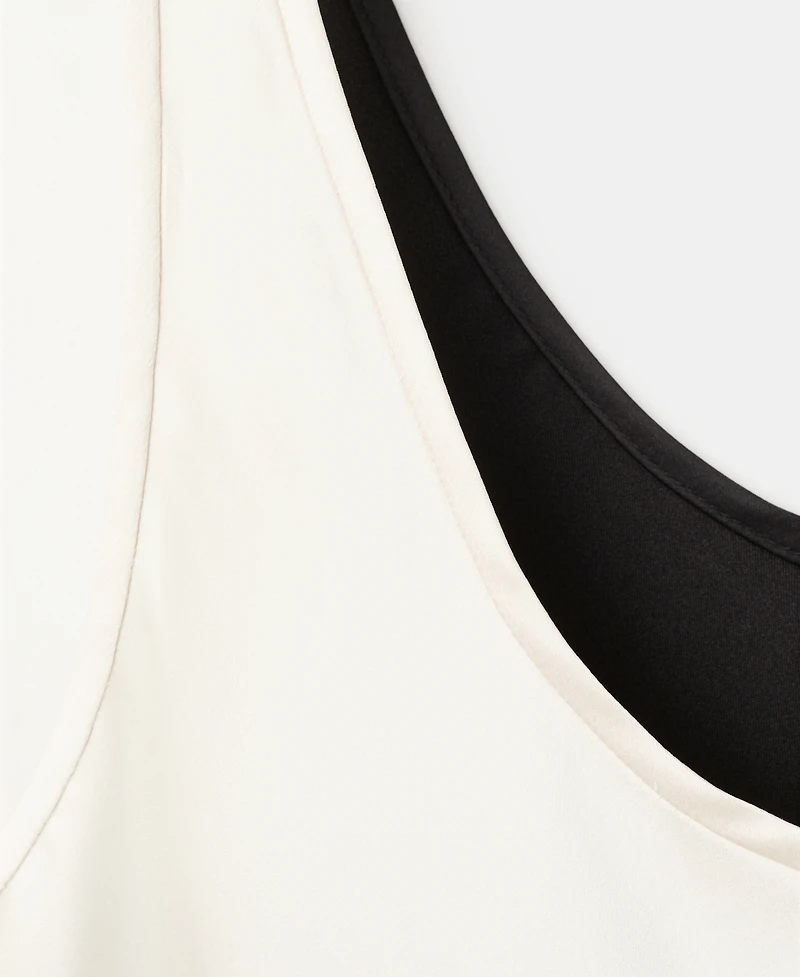 Mango Women's Bicolor Midi Dress