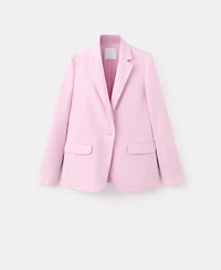 Mango Women's Linen Suit Blazer