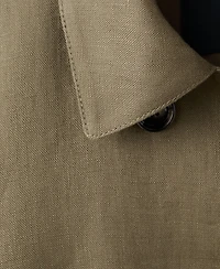 Mango Women's Double-Breasted Linen Jacket