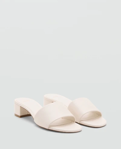 Mango Women's Strap Block-Heel Sandals