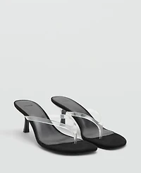 Mango Women's Jelly Strap Heel Sandals