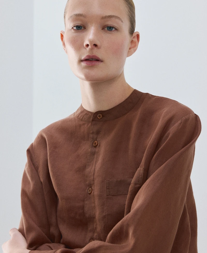 Mango Women's Ramie Nightgown