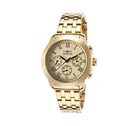 Invicta Women's 21654 Specialty Quartz Chronograph Gold Dial Watch